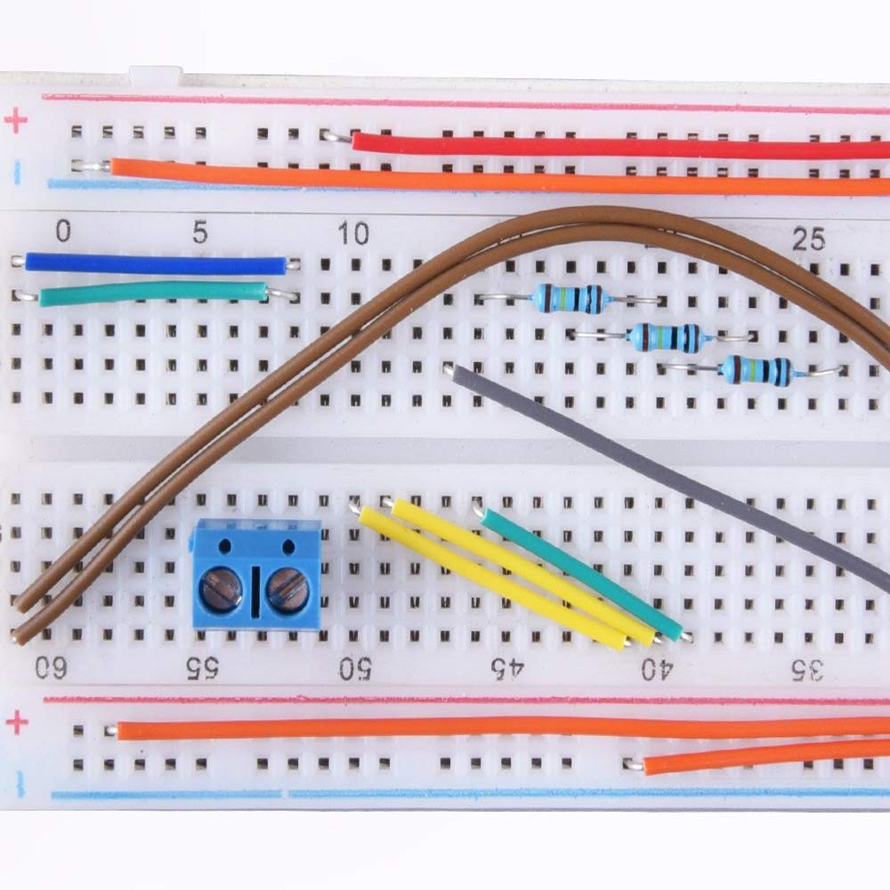 840-Piece Breadboard Jumper Wire Kit - 14 Assorted Lengths for Prototyping