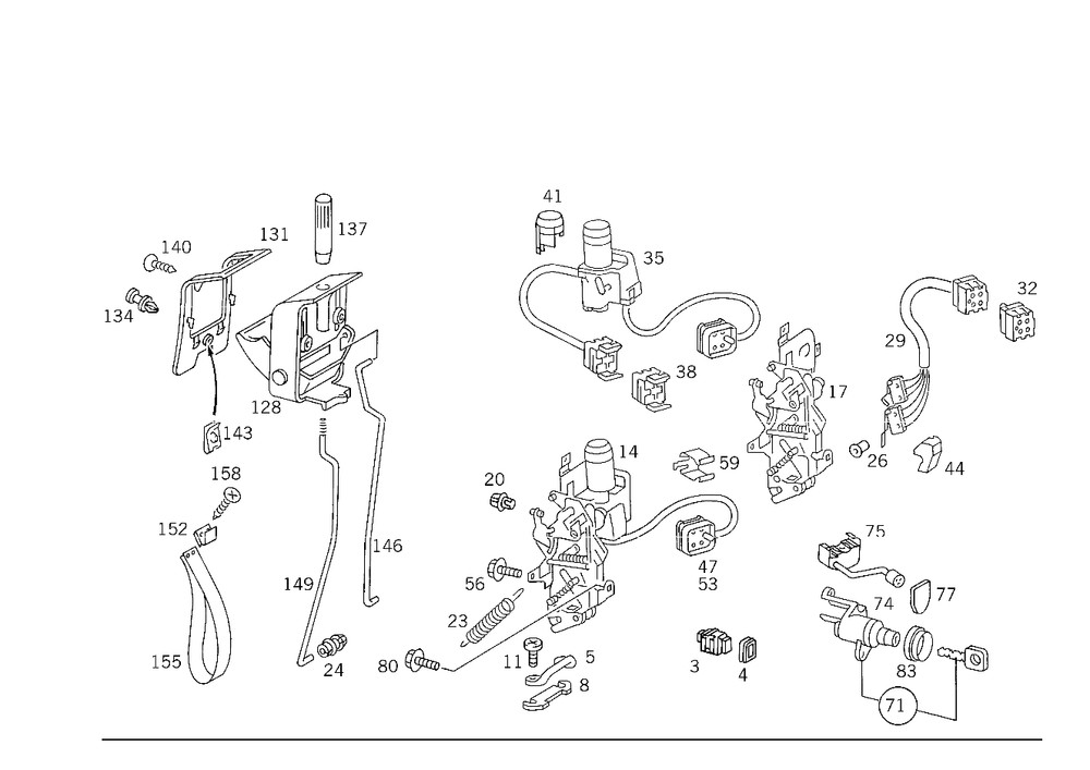 Genuine Mercedes-Benz Remote Control Receiver 202-820-02-97