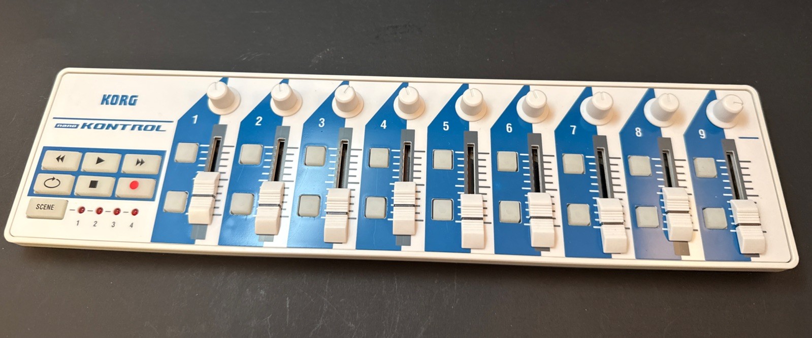Korg Nano Kontrol Slim Line USB Midi Controller Complete In Box