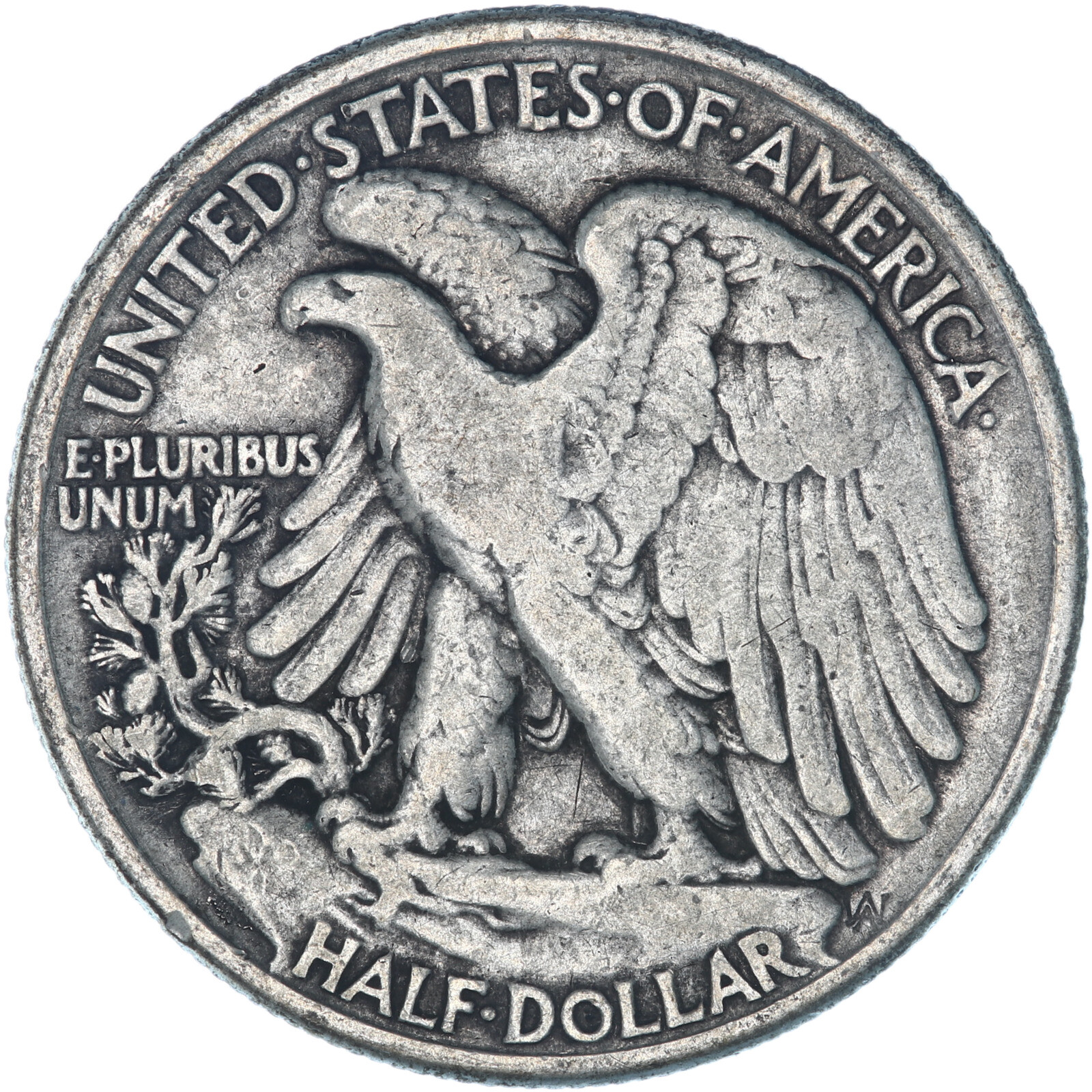1945 (P) Walking Liberty Half Dollar 90% Silver Fine FN
