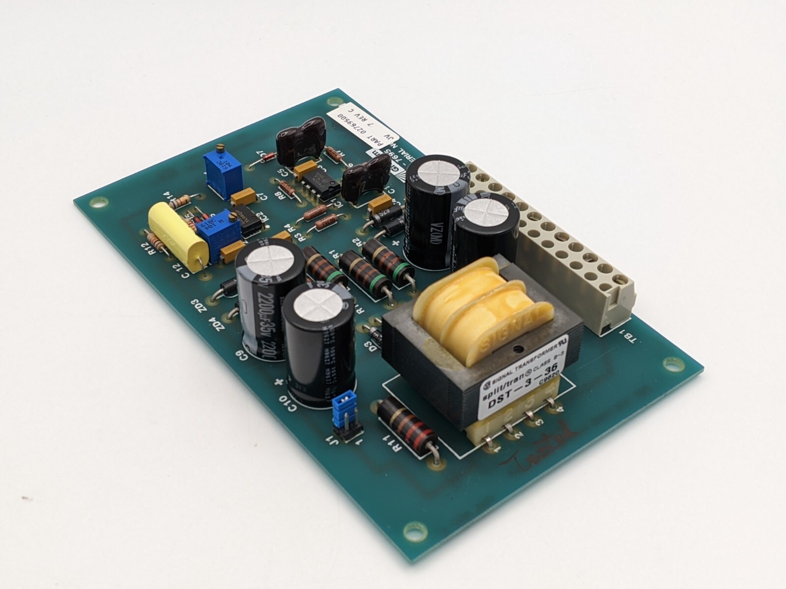 Graham 2769500 Rev C Printed Control Circuit Board Assembly