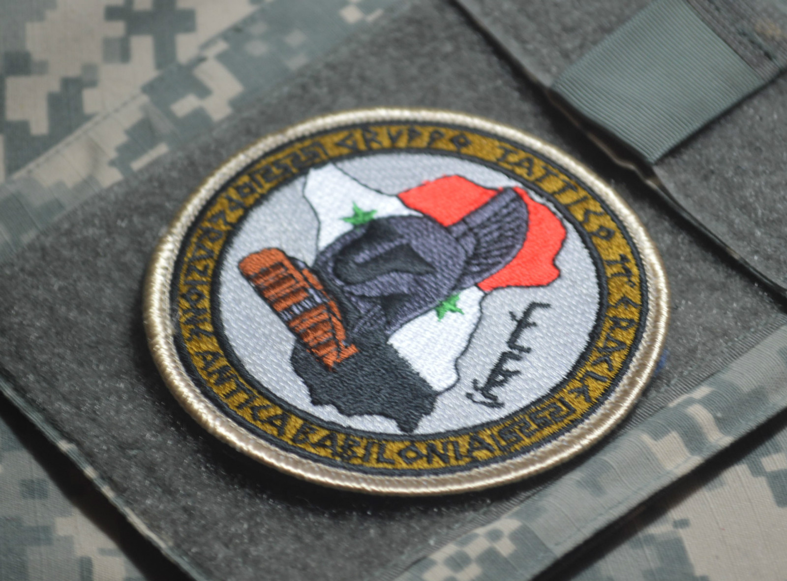 KANDAHAR AFGHANISTAN JSOC COMBINED JOINT TASK FORCE JTF velkrö INSIGNIA: PALADIN