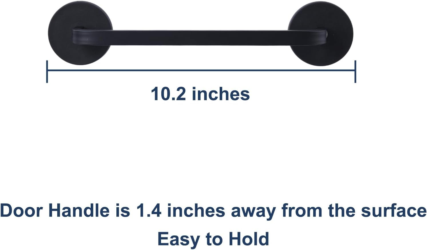 Magnetic Refrigerator Door Handle 2 Pack - Super Strong Pull Handle Set
