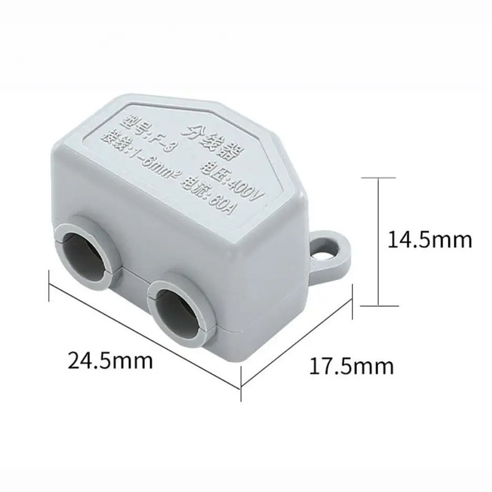 Efficient Quick Terminal Block for 60A Electrical Connections and Splices