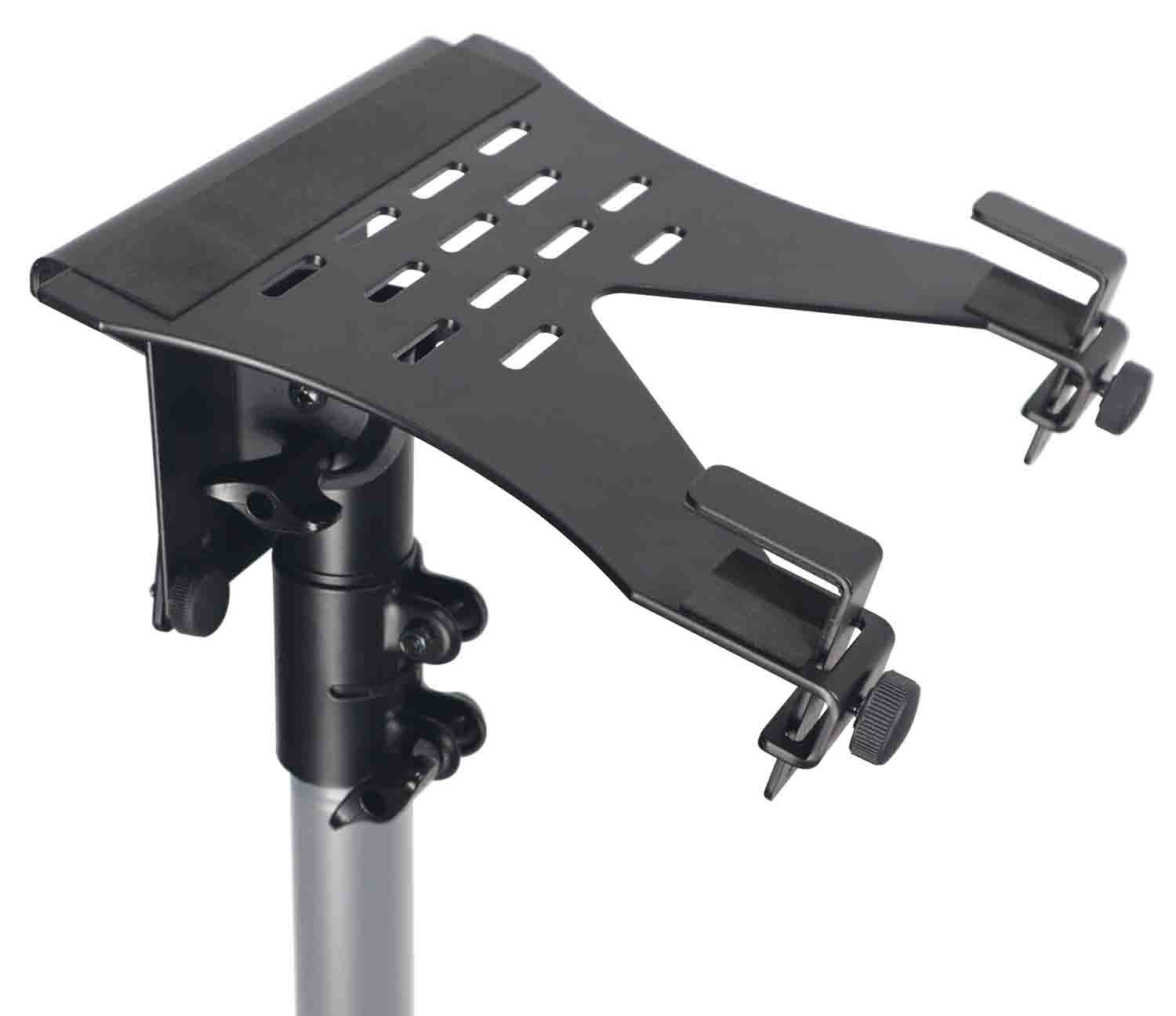 ProX X-LTF01BK Laptop Shelf Fits on Speaker Stand & Monitor VESA Arm Mount