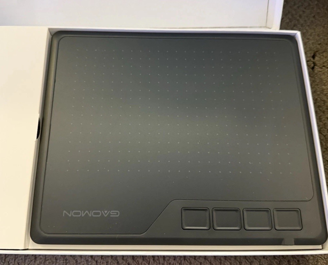 GAOMON S620 Drawing Tablet with Pen - Battery-Free Graphic Tablet - Tested
