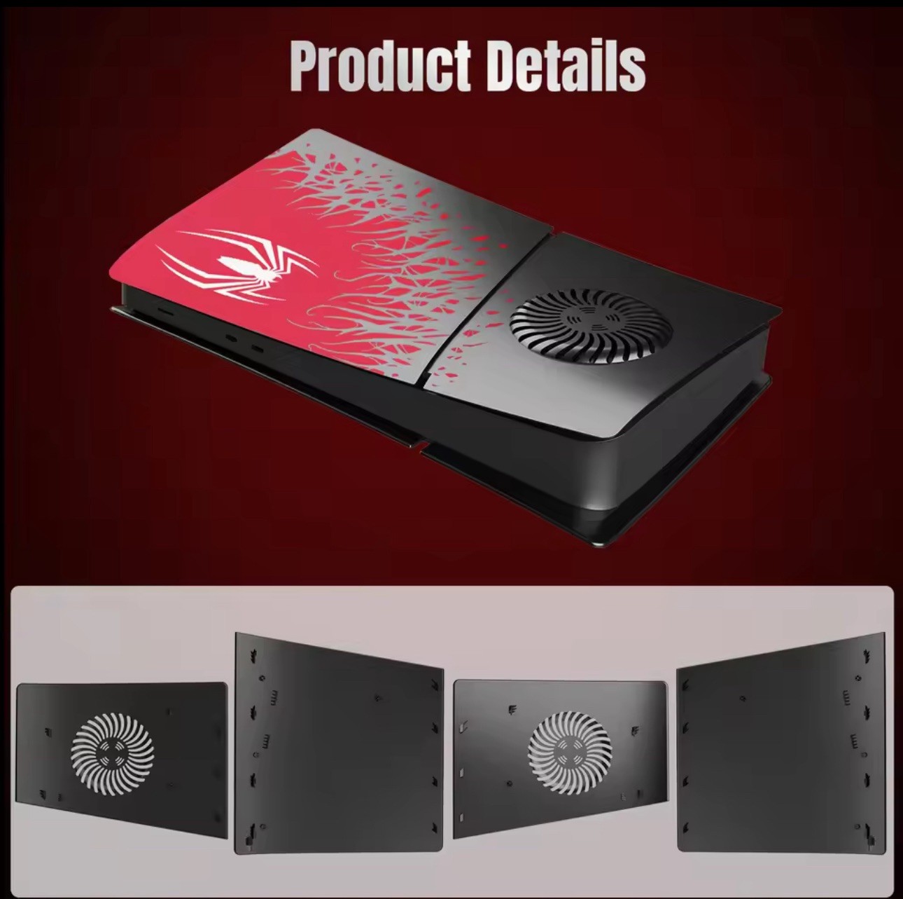 Spider-Man 2 Limited Edition Console Covers for PlayStation 5 Digital (Open Box)
