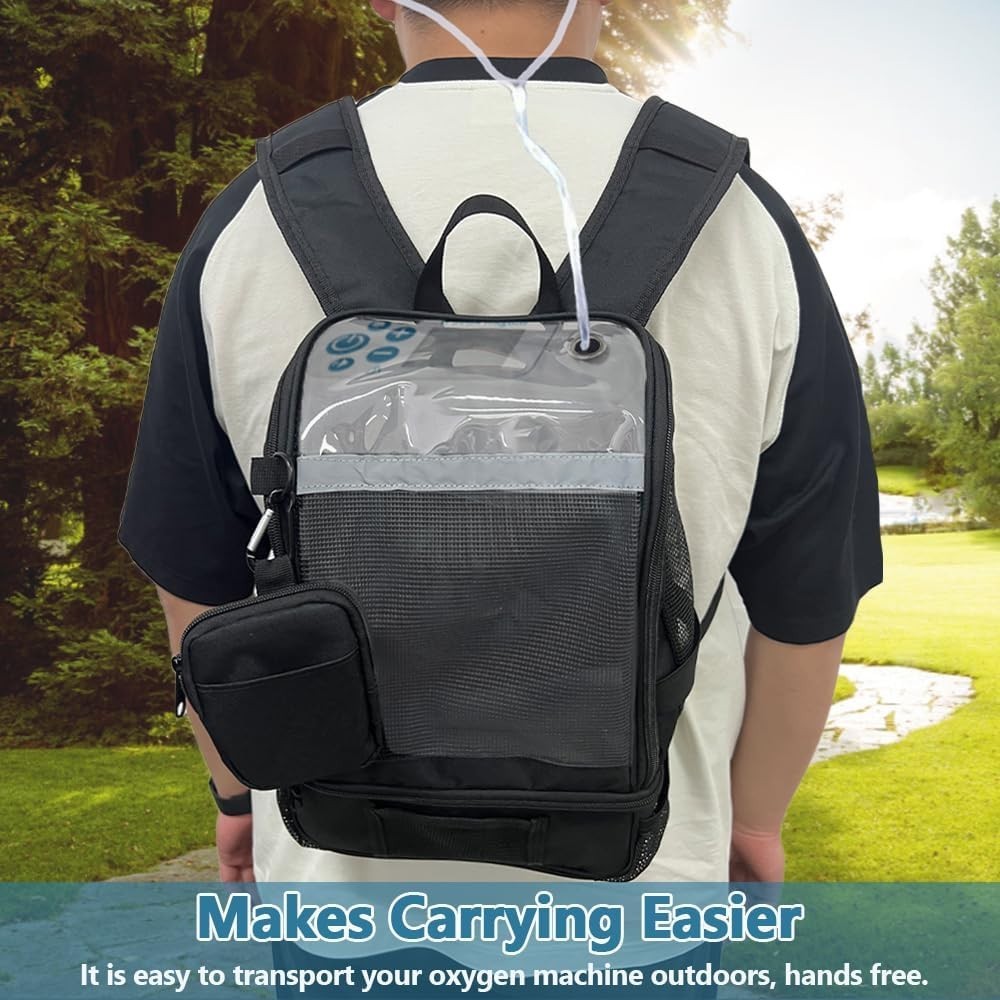 Oxygen Concentrators Backpack - POC Carrying Bag Compatible with Inogen One G...