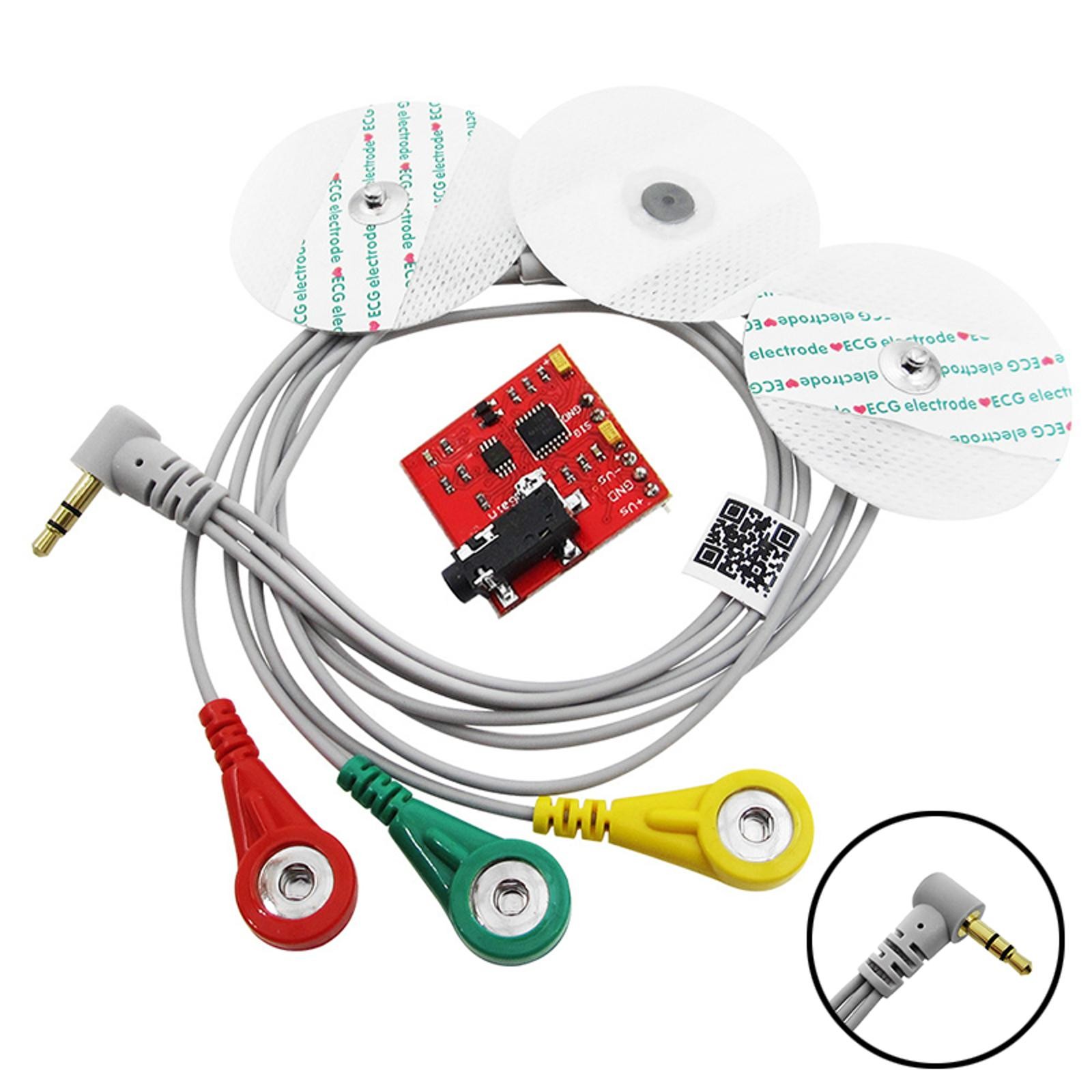 Electromyogram EMG Muscle Sensor Board EMG Cable Disposable Surface Electrode