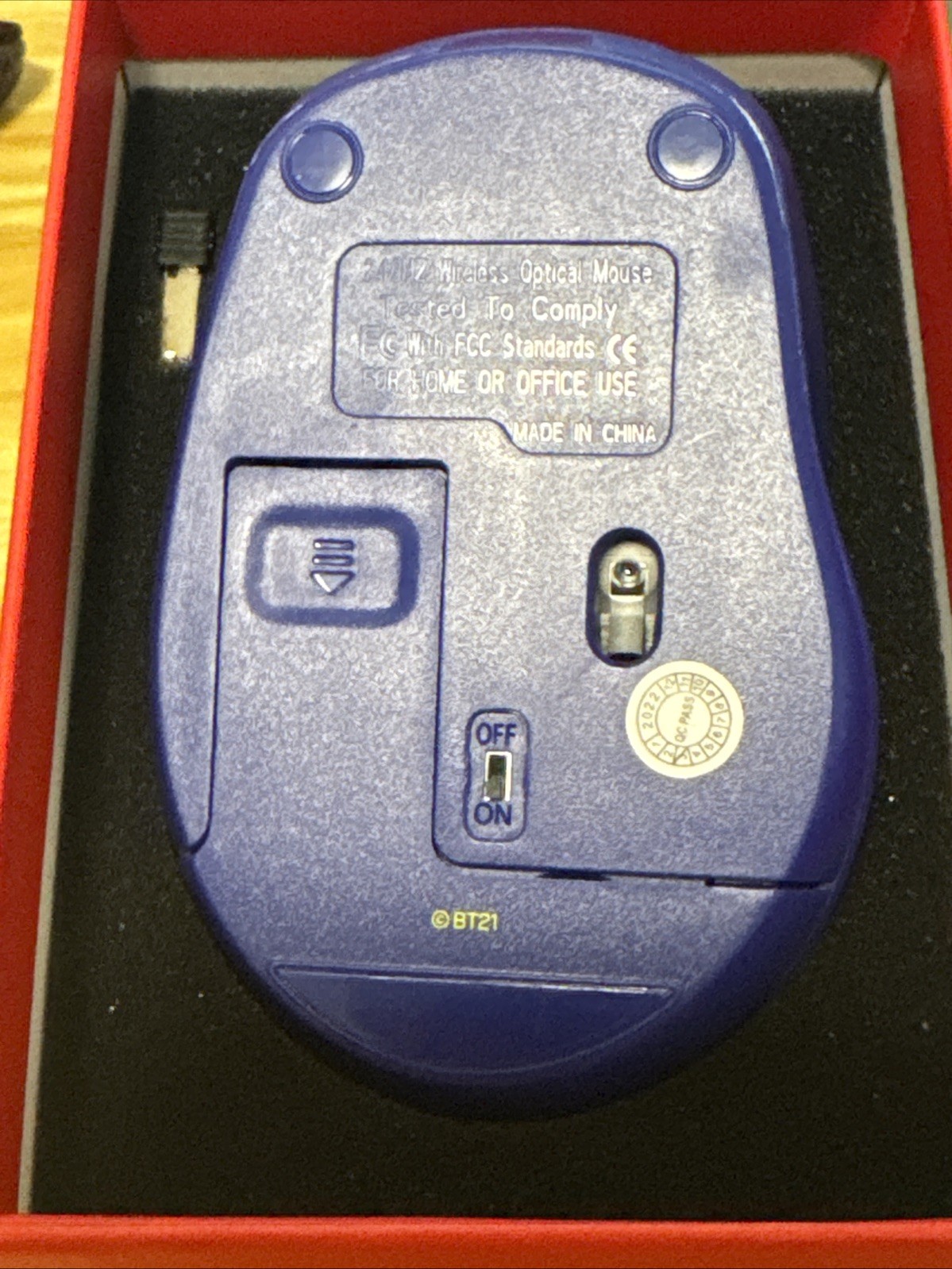 BT21 Wireless Mouse – Open Box, Unused