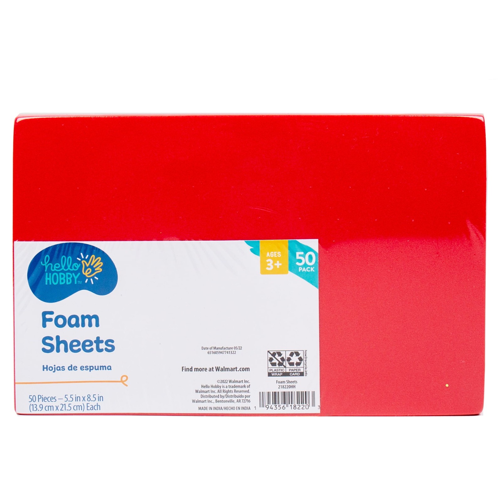 Hello Hobby Foam Sheets, 50-Pack,NEW PRODUCT EXPLOSION,NEW PRODUCT IDEAS