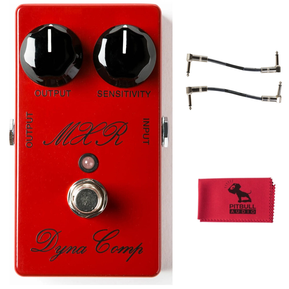 MXR CSP102SL Custom Shop Script Dyna Comp Compressor Pedal w/ Cables & Cloth
