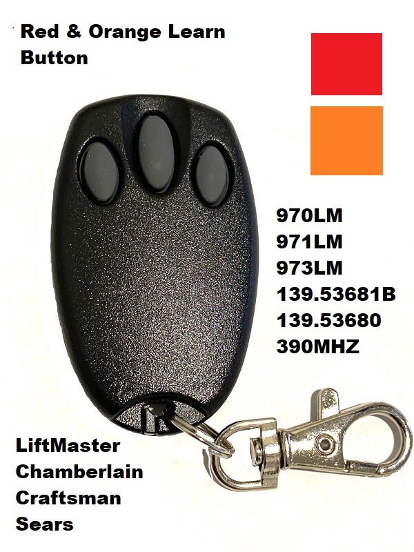 Chamberlain  Replacement Garage Door Opener Mini Remote Control 41A5021 390MHZ