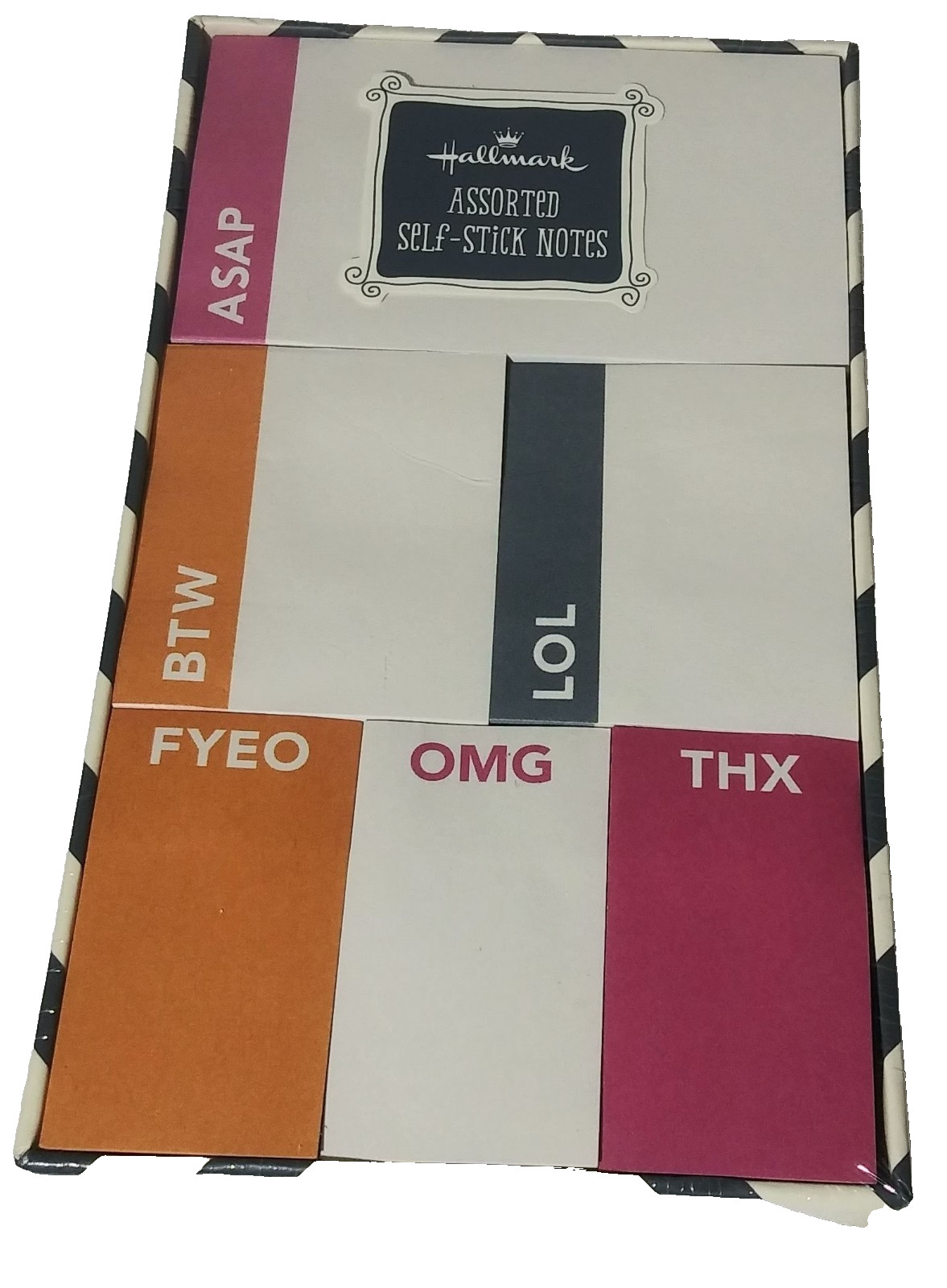Hallmark Assorted Self-Stick Notes New Box