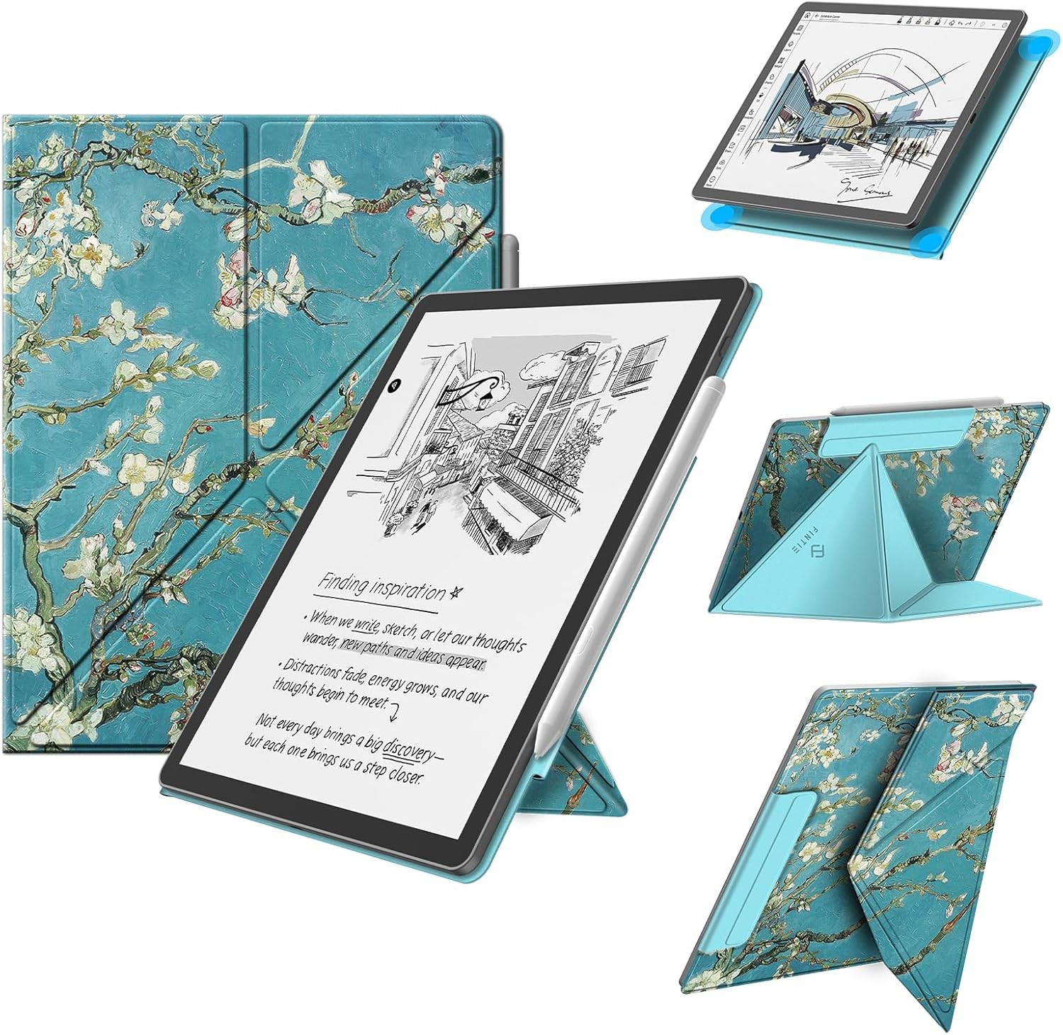 Origami Case for 11" Kindle Scribe (3rd Generation 2025) Multi-Angle Stand Cover