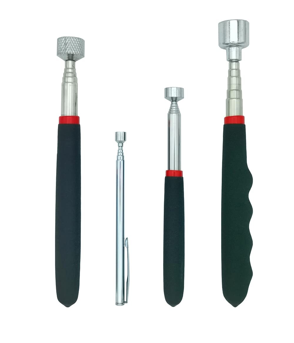 Telescoping Magnetic Pickup Tool 20lb 10lb 5lb 1.5lb Extends Metal Stick 4 Pack
