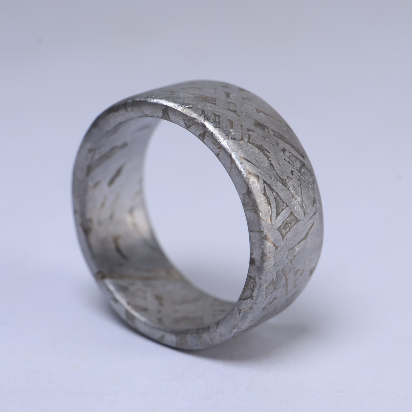 Meteorite Ring, Natural Muonionalusta meteorite,Personalized customization Ring