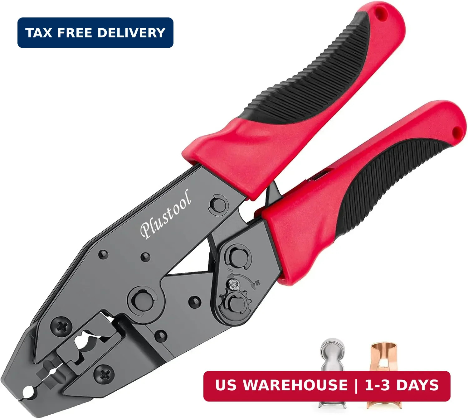 Crimping Tool for Spark Plug Ignition Wire, 8.5mm Ratchet Spark Plug Wi