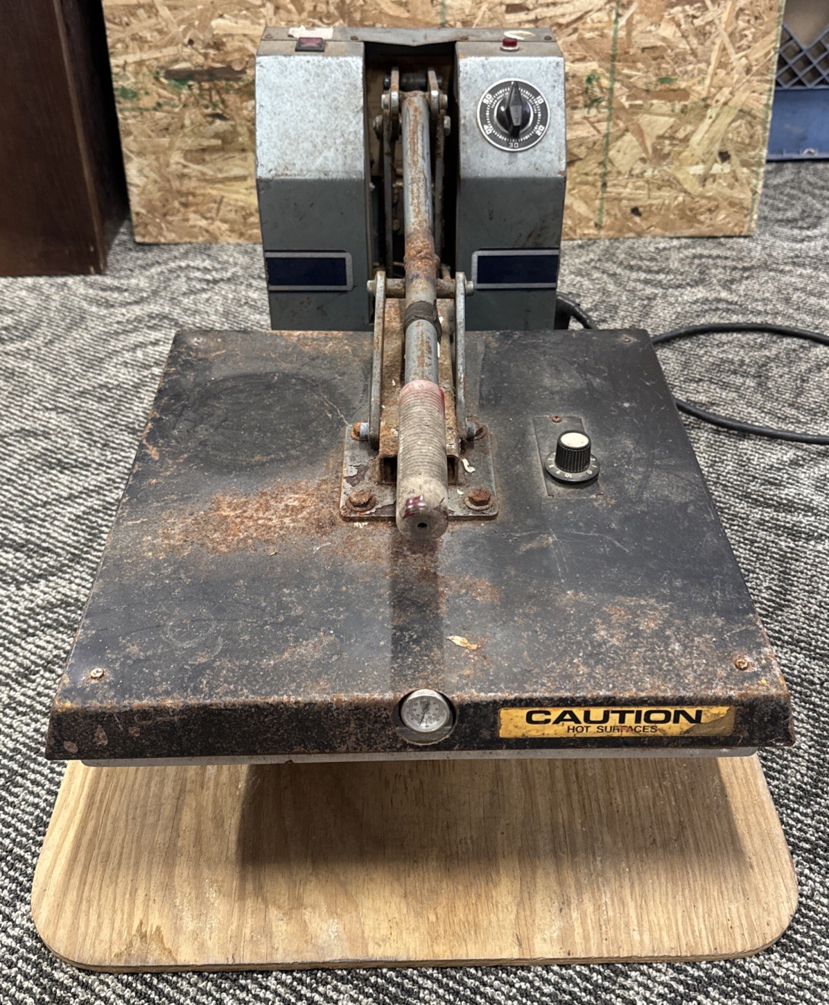 Commercial Grade HIX HT-400 Heat Transfer Machine Press 15"x15" CLAMSHELL