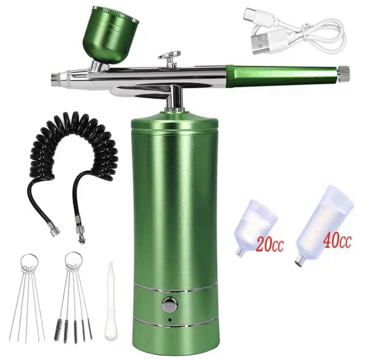 Aeropenna Portable Airbrush Kit with Compressor Modeling Nails