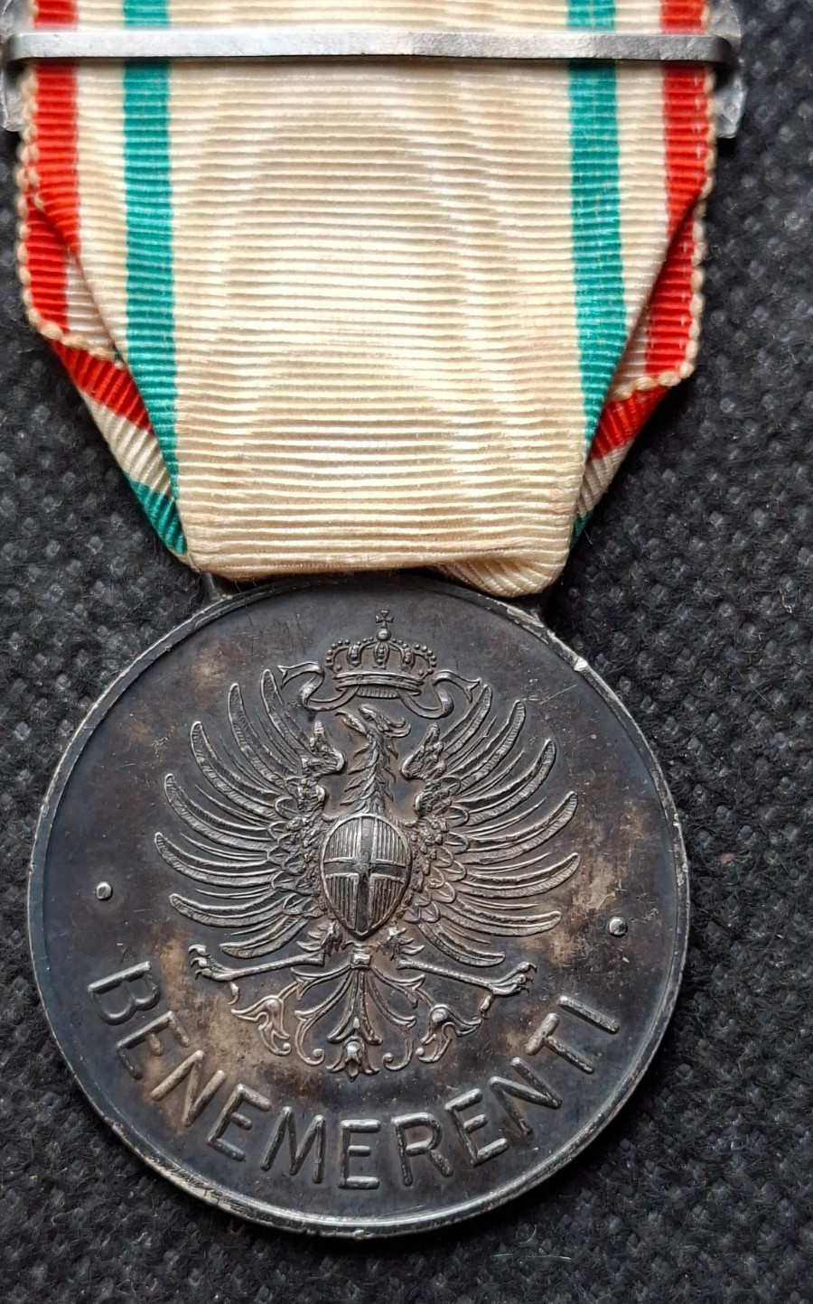 CRI Volunteer Merit Medal Italian Pink Cross Italian-Austrian Bar