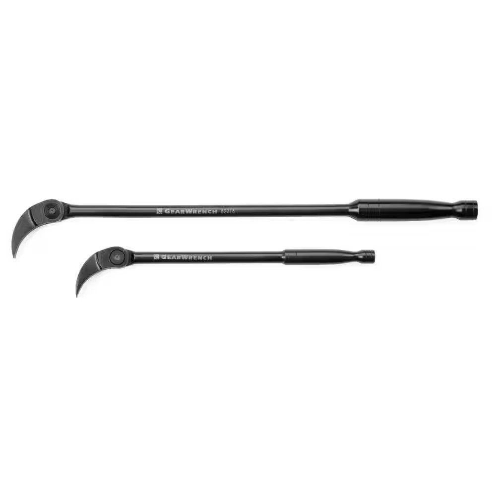 8 In. and 16 In. Indexing Head Pry Bar Set (2-Piece)