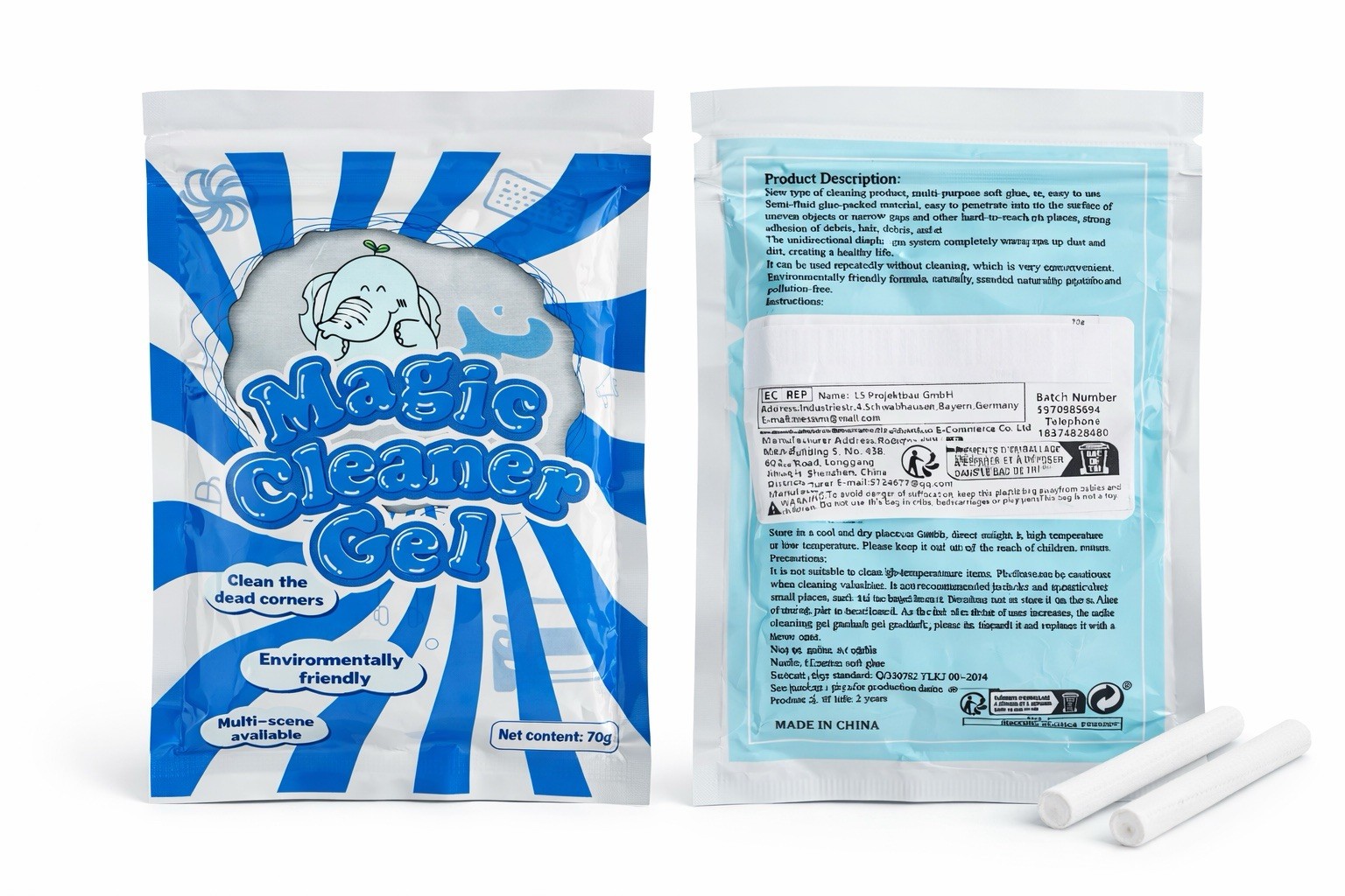 Magic Cleaner Gel Universal Cleaning Putty for Keyboard Car Vents Dust Remover