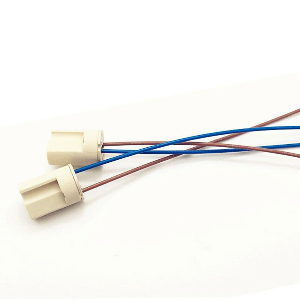 10pcs G9 Base Ceramic Lamp Holder Socket & Cable LED bulb down Light