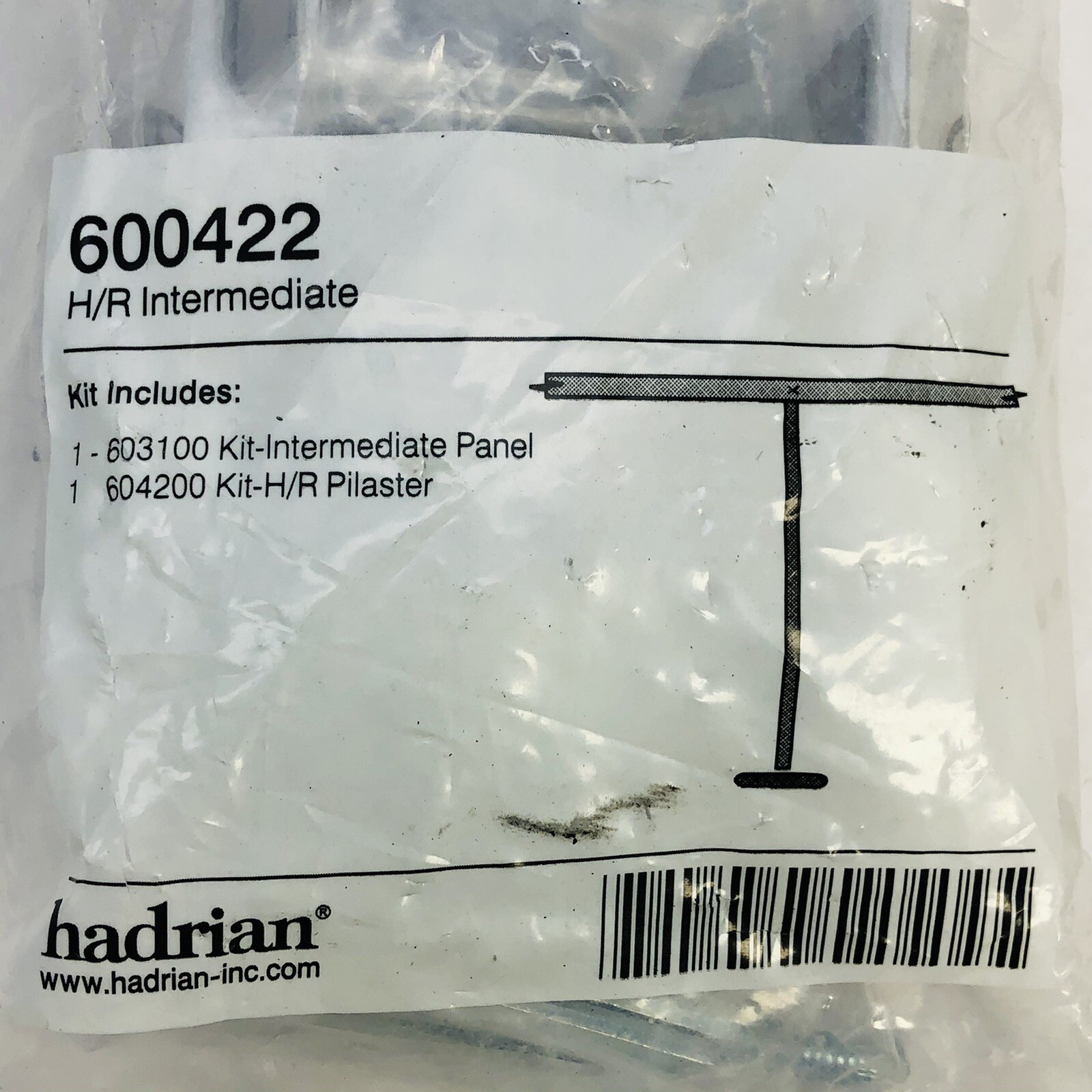 HADRIAN 600422 H/R INTERMEDIATE, H/R PILASTER KIT