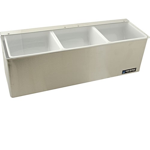 San Jamar 1503530 3 qt EZChill™ Garnish Center
