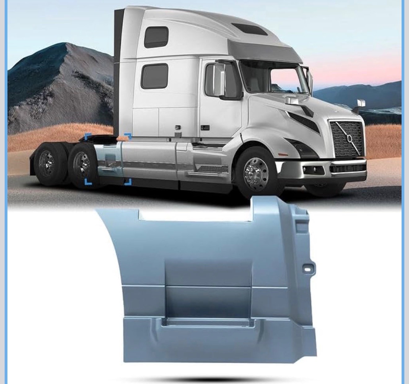 Volvo VNL  2018-2024 Current Rear Fairing Left Driver