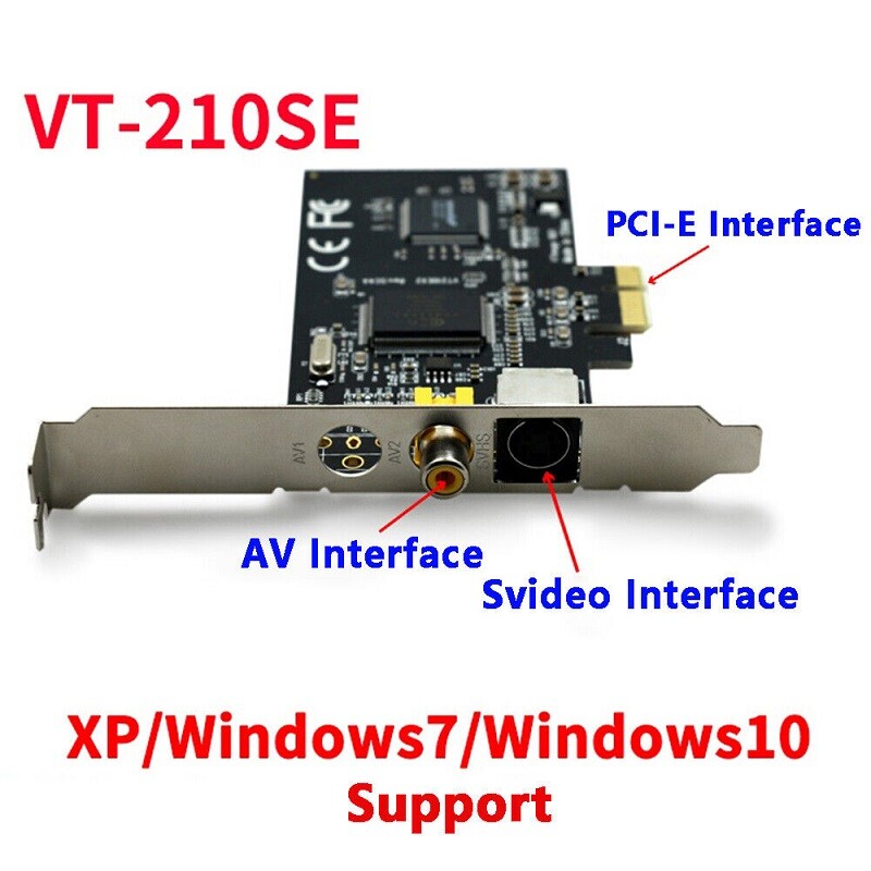 VT-210SE For Ultrasonic Software Image Video Capture Card PCI-E Interface