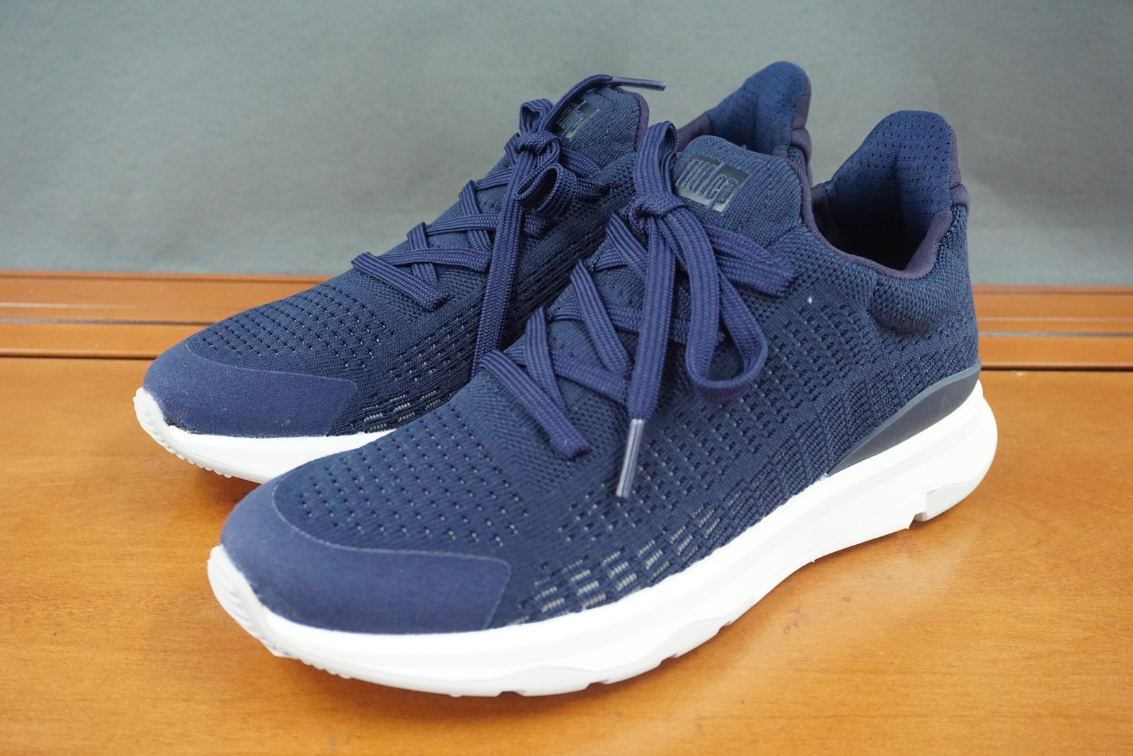 FitFlop Vitamin FFX Knit Shoes Womens Size 5 Midnight Navy Mix Sports Sneakers