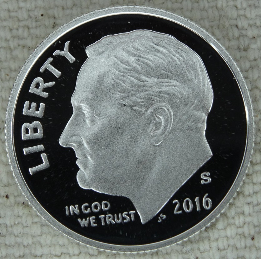 2016-S Silver Roosevelt Dime Proof 90% Silver US Mint 10C Coin Free Shipping