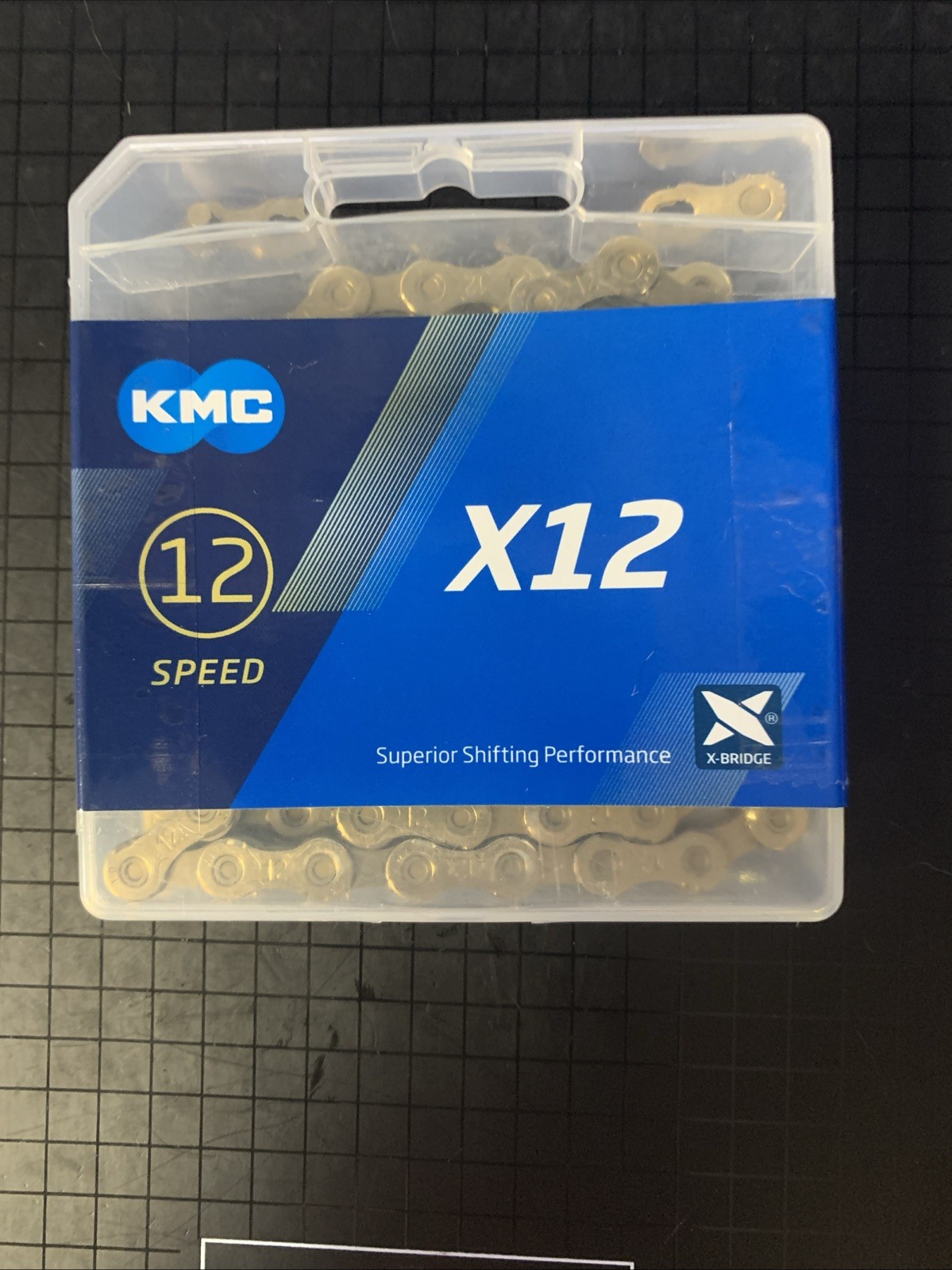 USED KMC X12 Gold Ti-N 12-Speed Bike Chain 112L SRAM GX NX Eagle 12sp Road / MTB