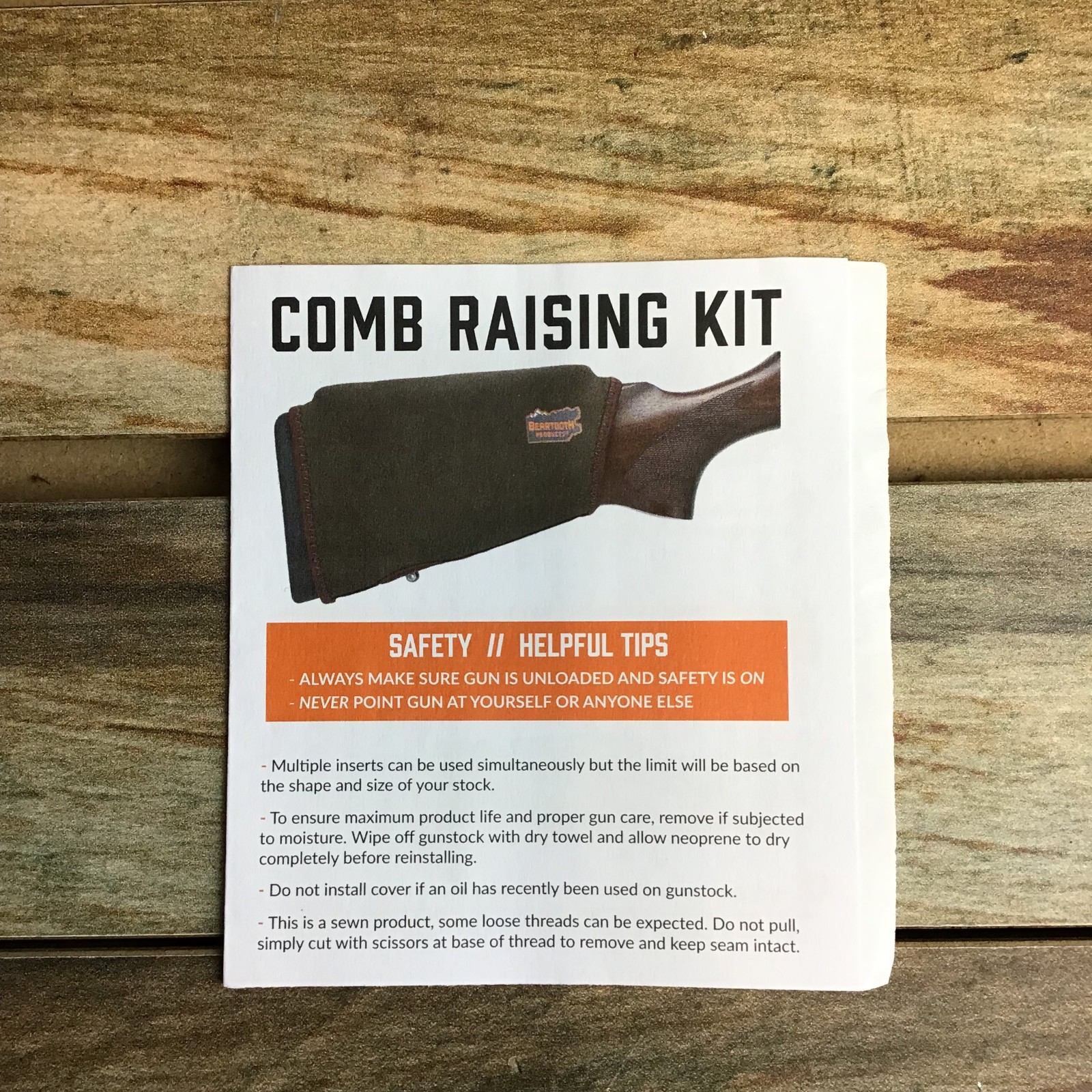 Comb Raising Kit (Foam Inserts Only)