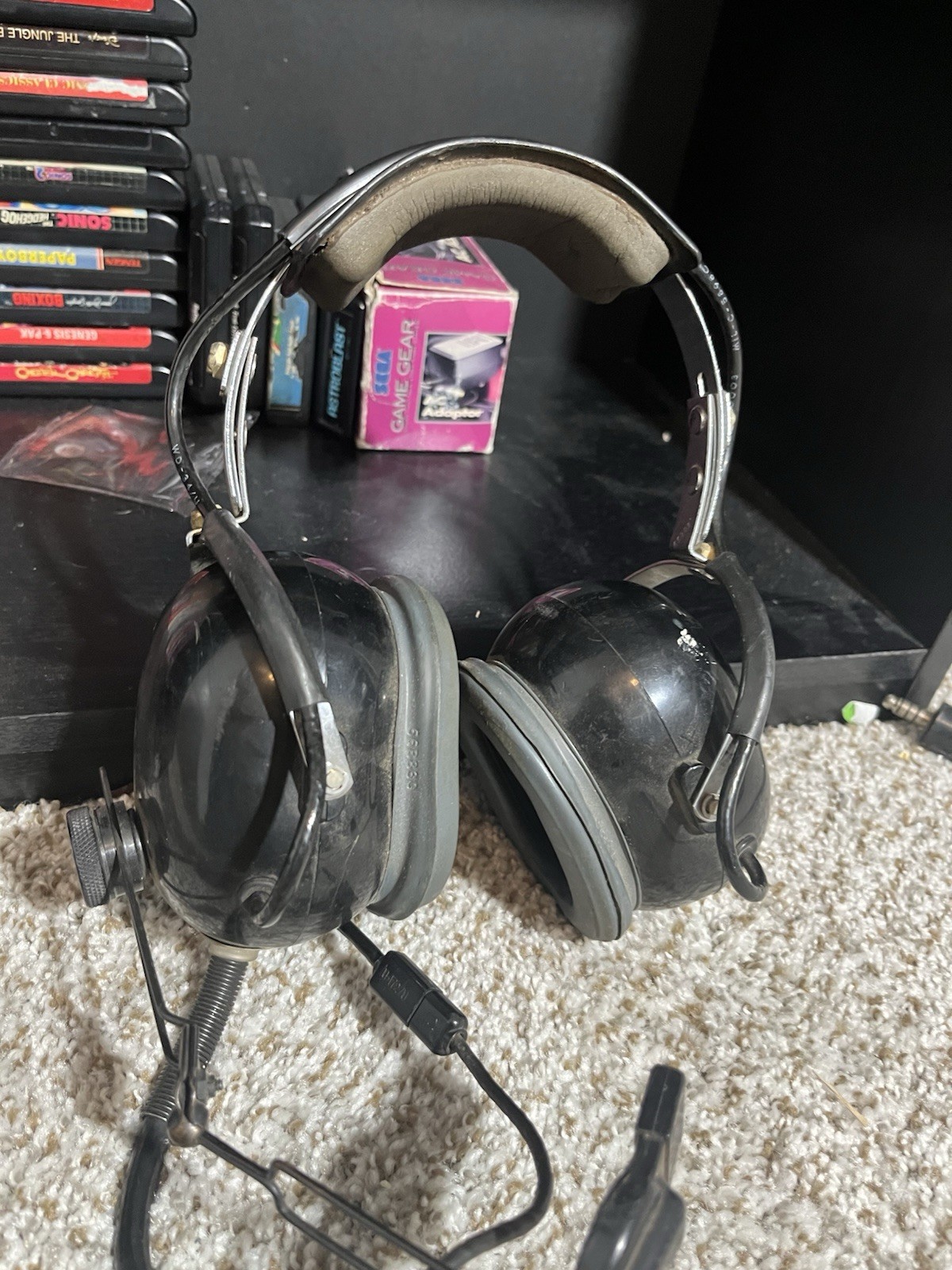 David And Clark Headset H-133c/a1c Headset UNTESTED air Force Pilot Headphones