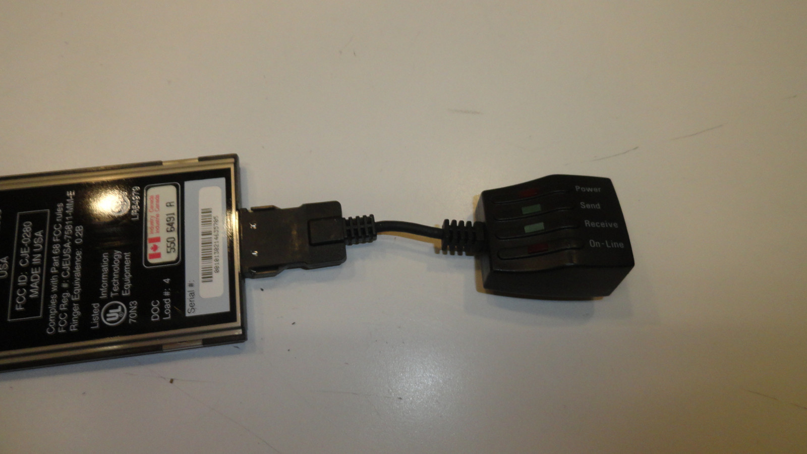 BB6: USROBOTICS Sportster 28.800 PC Card with adapter