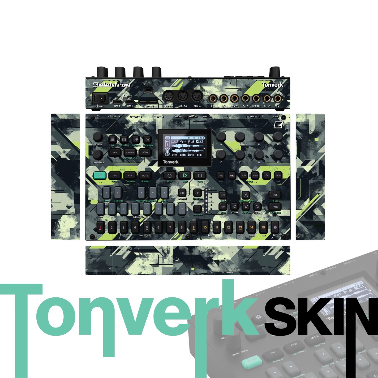 Elektron Tonverk Skin / Urban Camo
