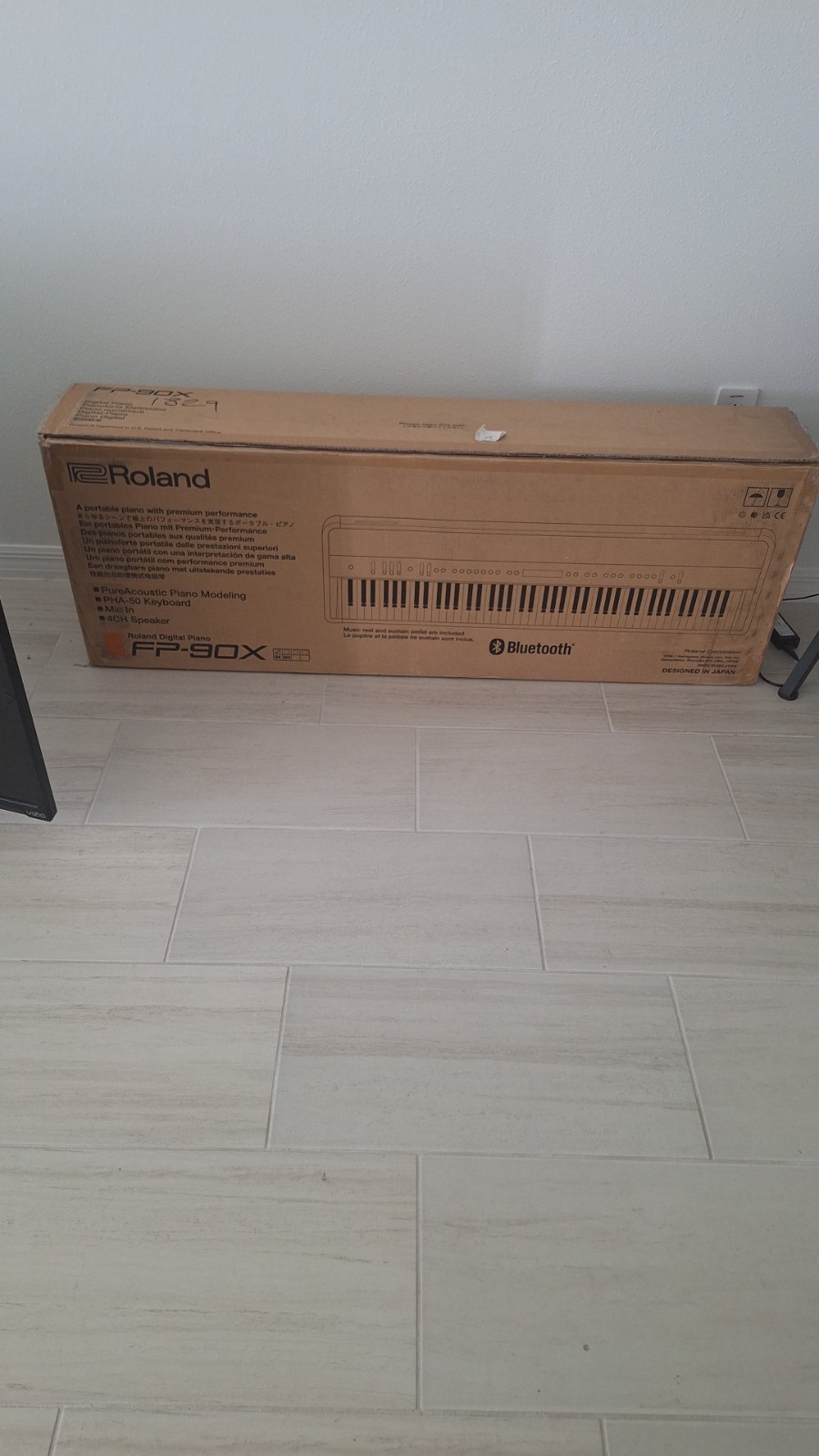 Roland FP-90X 88-Key Digital Piano, Black