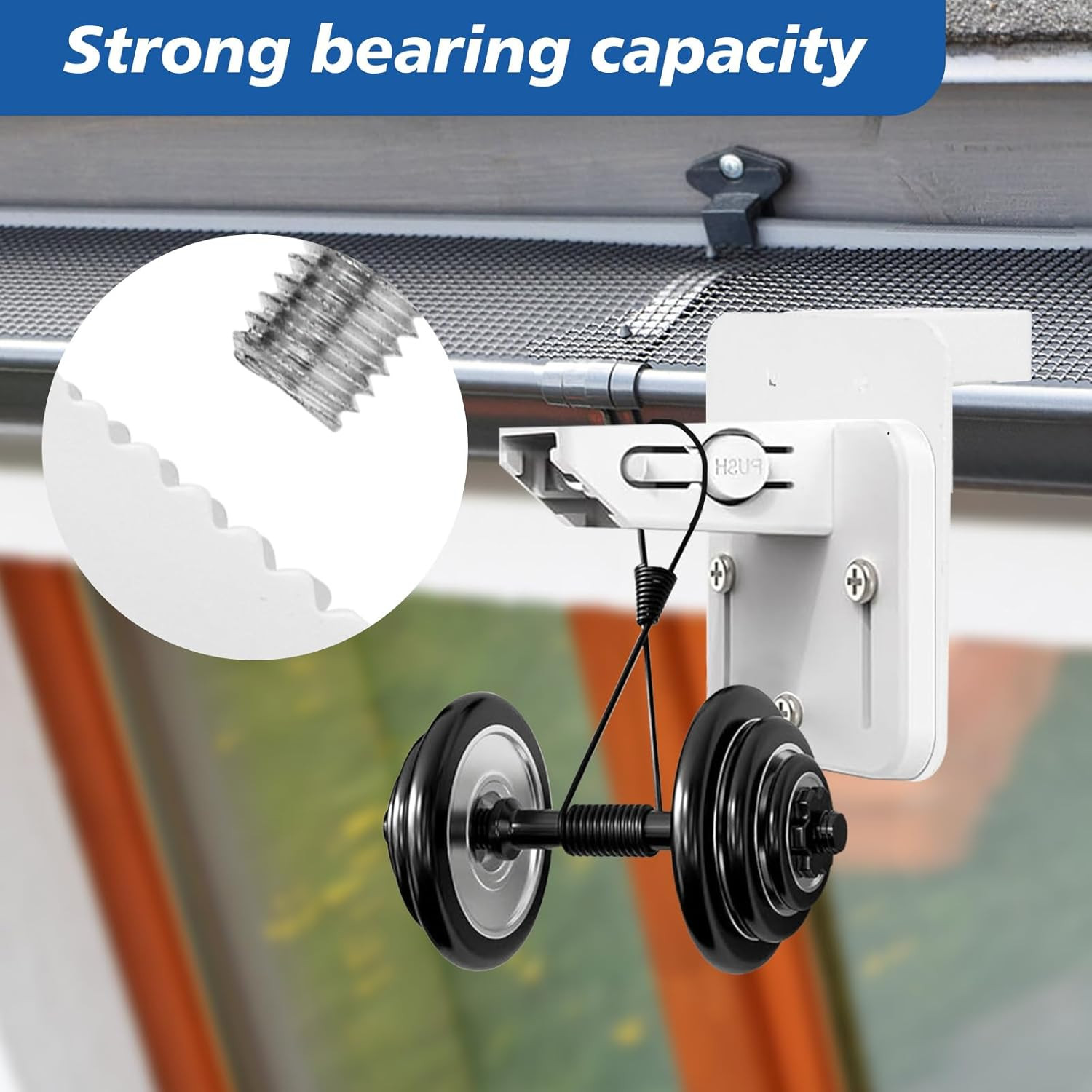 Gutter Mount Bracket for Eufy Security Solocam S340 - Adjustable, Weatherproof,