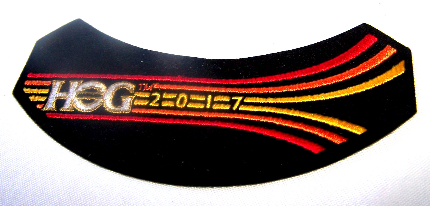 Harley Davidson 2017 HOG Harley Owners Group Rocker Patch NICE NEW