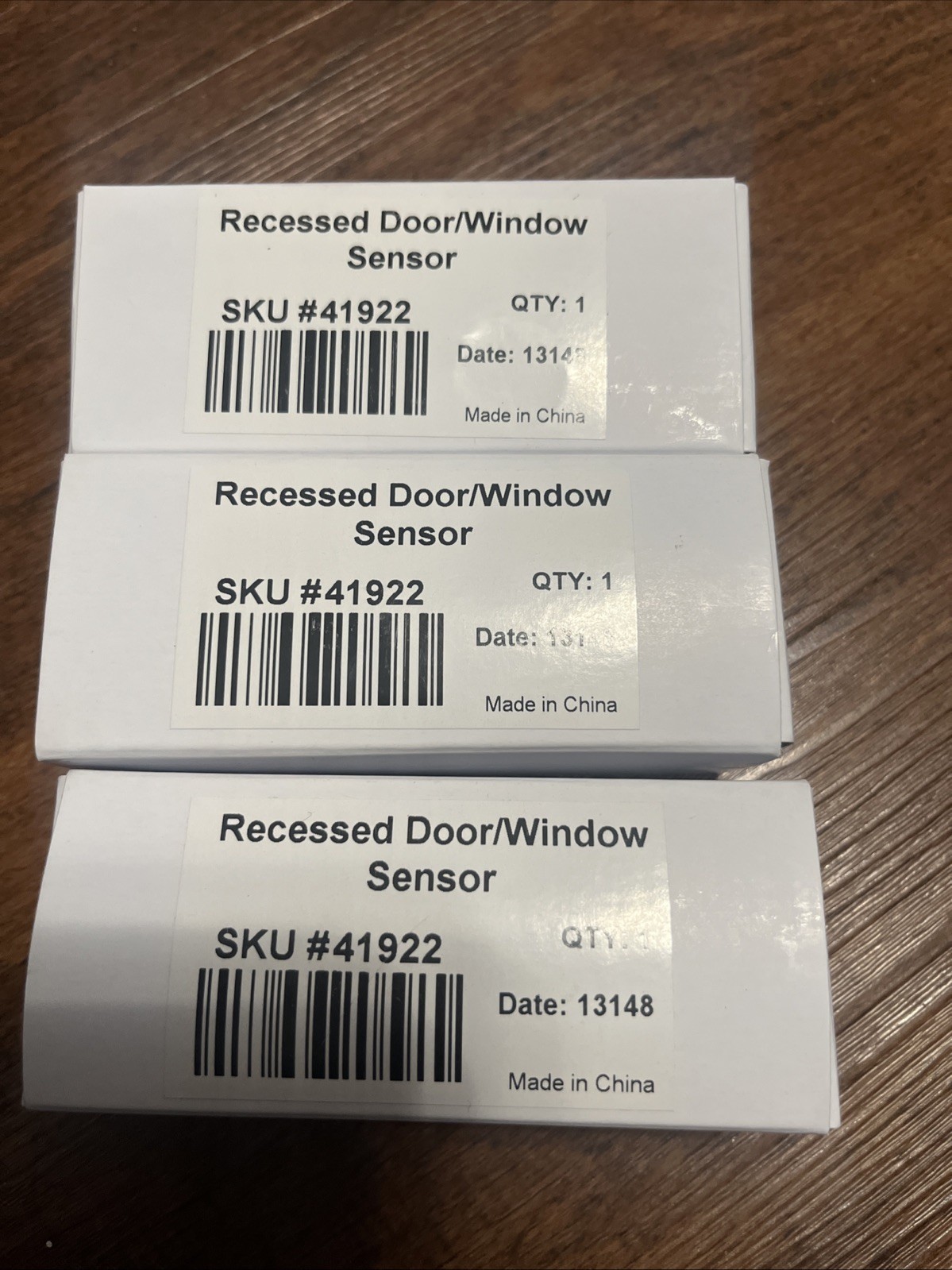3 AT&T Recessed Door Window SENSORS 41922  SW-ATT-RDW Lot of 3