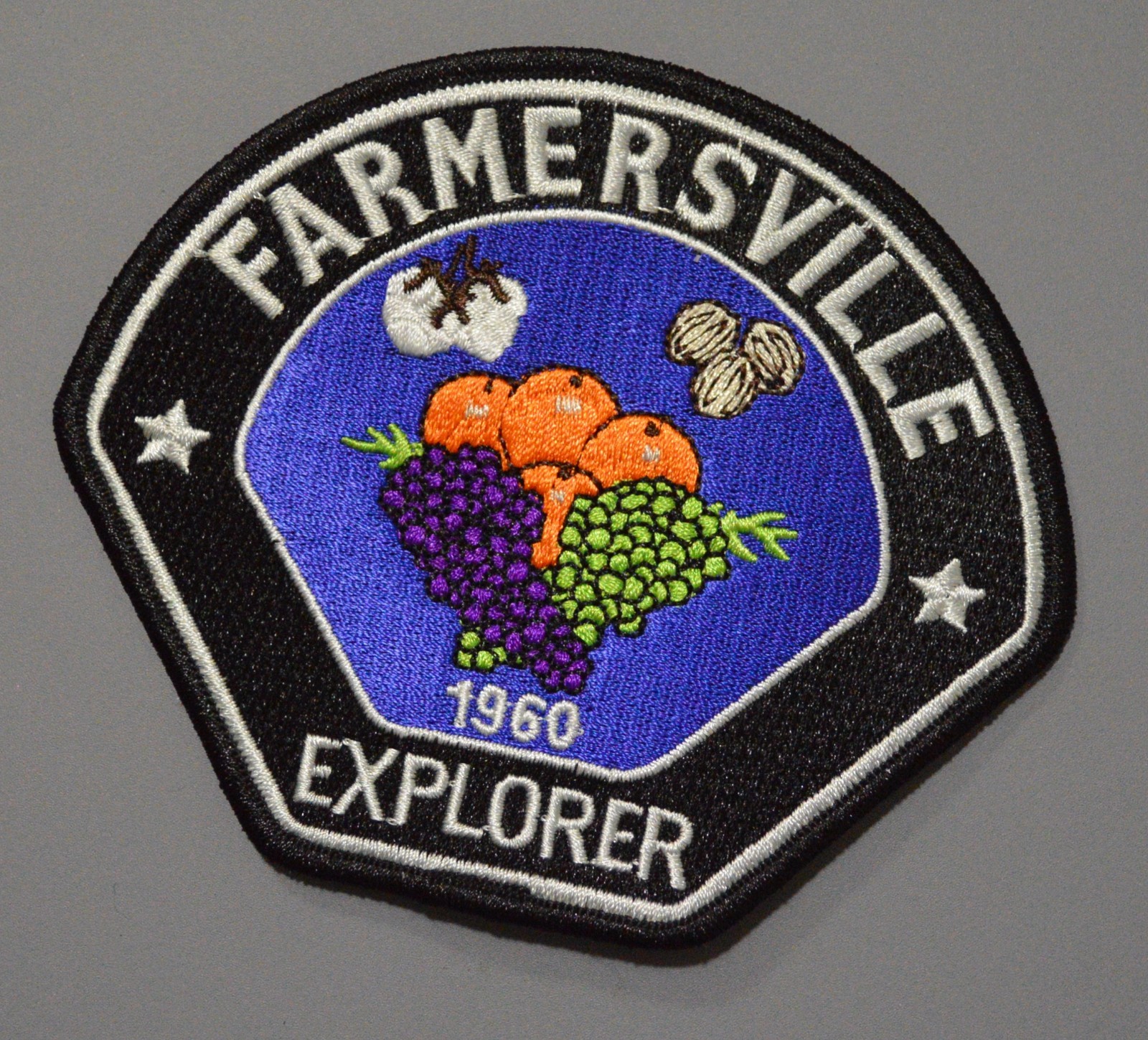 Farmersville California Police Explorer Patch ++ Mint Tulare County CA