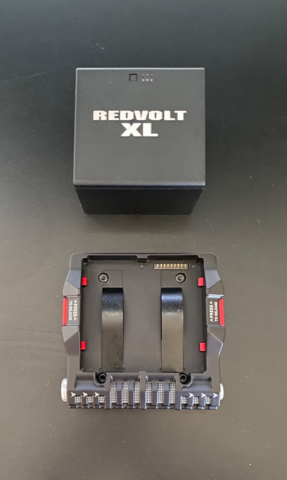 Red Volt XL Switch Plate with Battery-Used Working battery