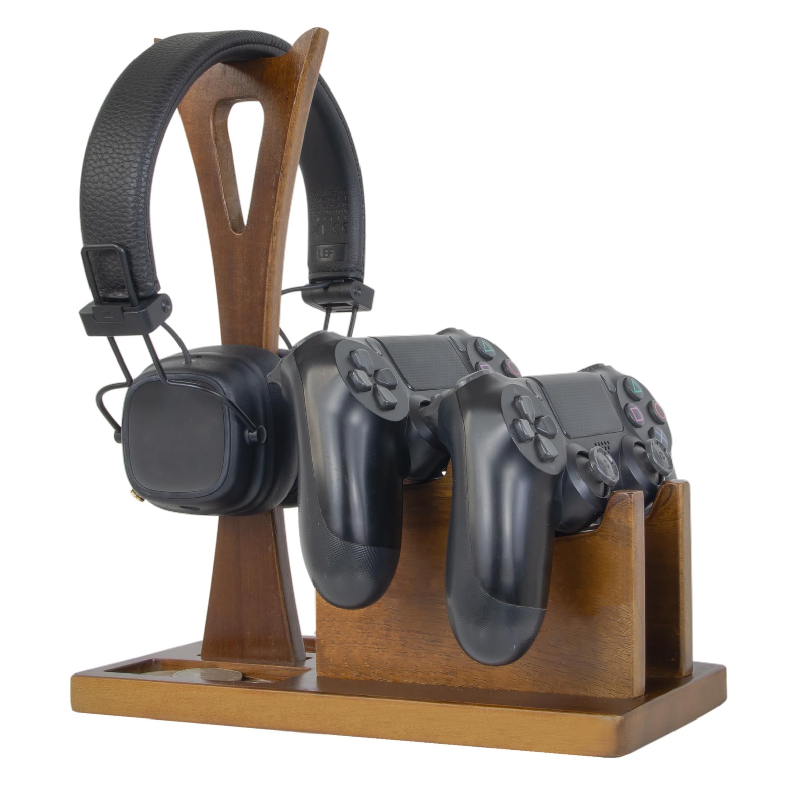 Kaseny Game Controller Holder Gifts for Gamers to Organize Game_Brown, Brown