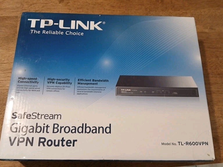 TP-LINK SafeStream Gigabit Broadband VPN Router TL-R600VPN For Windows 8
