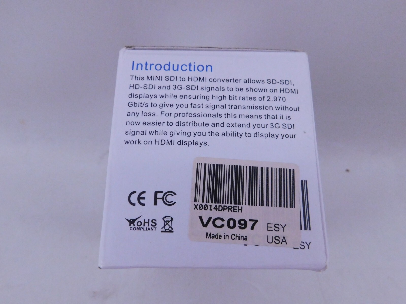eSYNiC SDI to HDMI converter