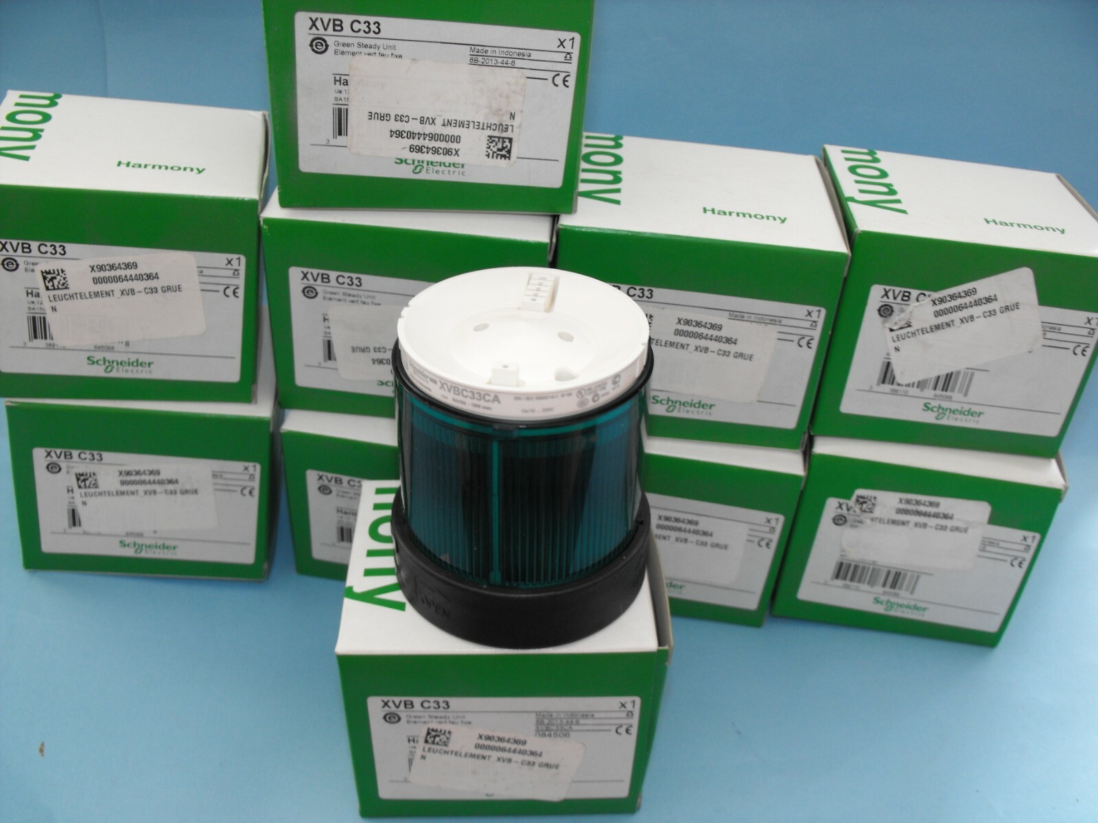 Schneider Electric.TELEMECANIQUE.XVB C33.GREEN Indicating Blank Lens(LOT8PCS)NEW