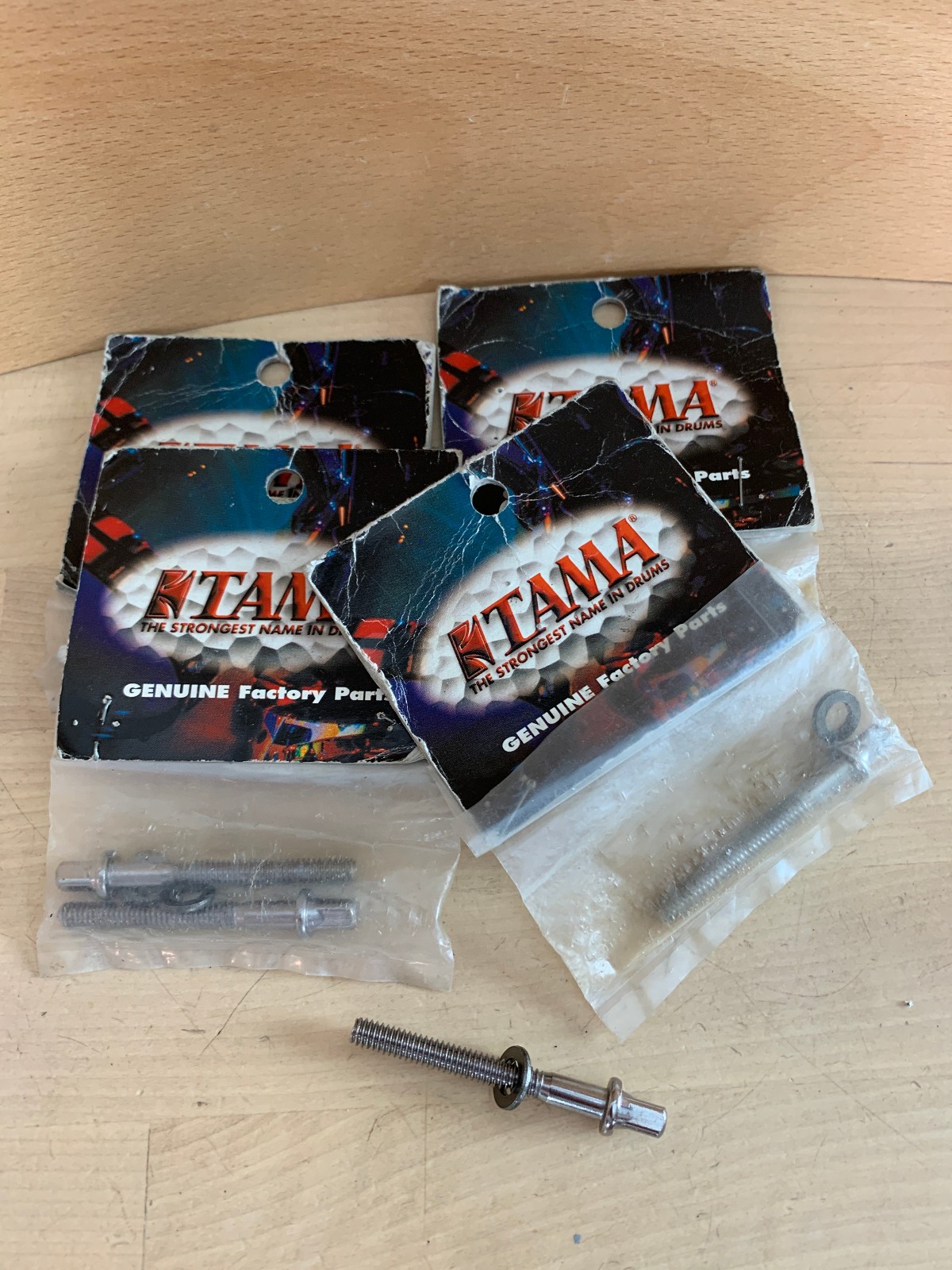 Lot of 8x TAMA 1-7/8" Tension Rod Snare Tom Drum Parts w/ Washers NIB MS648SHP